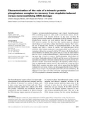 Báo cáo khoa học: Characterization of the role of a trimeric protein phosphatase complex in recovery from cisplatin-induced versus noncrosslinking DNA damage