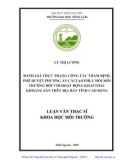 Luận văn Thạc sĩ Khoa học môi trường: Đánh giá thực trạng công tác thẩm định, phê duyệt phương án cải tạo phục hồi môi trường đối với hoạt động khai thác khoáng sản trên địa bàn tỉnh Cao Bằng