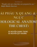 GIẢI PHẪU X QUANG & CT NGỰC