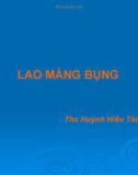 Bài giảng: Lao màng bụng