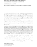 Báo cáo hóa học: TOWARDS VISCOSITY APPROXIMATIONS OF HIERARCHICAL FIXED-POINT PROBLEMS