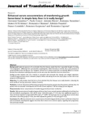 báo cáo hóa học: Enhanced serum concentrations of transforming growth factor-beta1 in simple fatty liver: is it really benign?