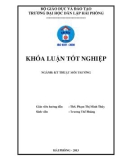 Đồ án tốt nghiệp ngành Kỹ thuật môi trường: Tìm hiểu khả năng hấp phụ sắt của vật liệu hấp phụ chế tạo từ rơm