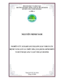 NGHIÊN CỨU SUGARCANE YELLOW LEAF VIRUS GÂY BỆNH VÀNG GÂN LÁ TRÊN MÍA (YLS) BẰNG KÍNH HIỂN VI HUỲNH QUANG VÀ KỸ THUẬT RT-PCR