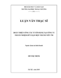 Luận văn Thạc sĩ Quản trị kinh doanh: Hoàn thiện công tác tuyển dụng tại Công ty Trách nhiệm hữu hạn một thành viên 790