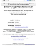 báo cáo hóa học: A comparison of Leg Length and Femoral Offset discrepancies in Hip Resurfacing, Large Head Metal-on-Metal and Conventional Total Hip Replacement: a case series