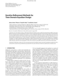 Báo cáo hóa học: Iterative Reﬁnement Methods for Time-Domain Equalizer Design