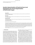 Báo cáo hóa học: Iterative Approximation of Empirical Grey-Level Distributions for Precise Segmentation of Multimodal Images