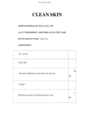 CLEAN SKIN