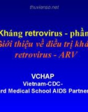 Giới thiệu về điều trị kháng retrovirus - ARV