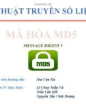 Báo cáo Kỹ thuật truyền số liệu: Mã hóa MD5 - Message digest 5