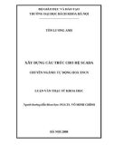 Luận văn Thạc sĩ Khoa học: Xây dựng cấu trúc cho hệ SCADA