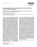 Báo cáo khoa học: Immunostimulatory effects of anionic alkali mineral complex solution Barodon in porcine lymphocytes 