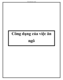 Công dụng của việc ăn ngô