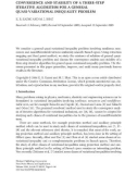 Báo cáo hóa học: CONVERGENCE AND STABILITY OF A THREE-STEP ITERATIVE ALGORITHM FOR A GENERAL QUASI-VARIATIONAL INEQUALITY PROBLEM