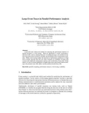 Large Event Traces in Parallel Performance Analysis