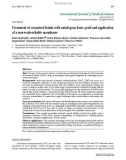 Báo cáo y học: Treatment of oroantral fistula with autologous bone graft and application of a non-reabsorbable membrane