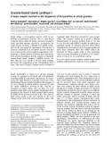 Báo cáo Y học: Granule-bound starch synthase I A major enzyme involved in the biogenesis of B-crystallites in starch granules