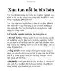 Xua tan nỗi lo táo bón