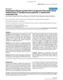 Báo cáo khoa học: Esophageal Doppler-guided fluid management decreases blood lactate levels in multiple-trauma patients: a randomized controlled trial