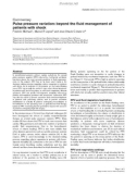 Báo cáo khoa học: Pulse pressure variation: beyond the fluid management of patients with shock