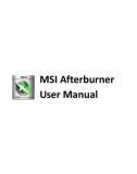 MSI Afterburner User Manual