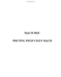 MẠCH HỌC - PHƯƠNG PHÁP CHẨN MẠCH