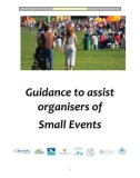 Guidance to assist organisers of Small Events