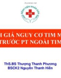 Đánh giá nguy cơ tim mạch trước phẫu thuật ngoài tim