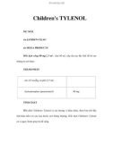 Children's TYLENOL