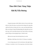 Theo Dõi Chức Năng Thận Khi Bị Tiểu Đường