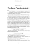 The Event Planning Industry