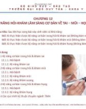 Bài giảng Tiền lâm sàng về kỹ năng lâm sàng - Chương 12: Kỹ năng hỏi khám lâm sàng cơ bản về tai - mũi - họng