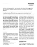 Báo cáo khoa học: Antimicrobial susceptibility and molecular detection of chloramphenicol and florfenicol resistance among Escherichia coli isolates from diseased chickens