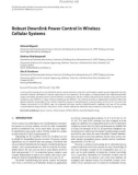 Báo cáo hóa học: Robust Downlink Power Control in Wireless Cellular Systems