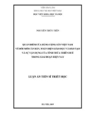 Luận án Tiến sĩ Triết học: Quan điểm của Đảng cộng sản Việt Nam về đổi mới căn bản, toàn diện giáo dục và đào tạo và sự vận dụng của tỉnh Thừa Thiên Huế trong giai đoạn hiện nay