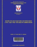 Luận văn Thạc sĩ Kỹ thuật điện tử: Nghiên cứu giải thuật điều chế sóng mang 3 pha 5 bậc triệt tiêu điện áp common mode