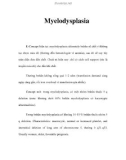 Myelodysplasia 1