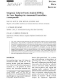 Integrated Data for Events Analysis (IDEA): An Event Typology for Automated Events Data Development*