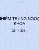 NHIỄM TRÙNG NGOẠI KHOA