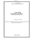 Giáo trình Máy biến áp (Ngành: Điện dân dụng - Cao đẳng) - Trường Cao đẳng Xây dựng số 1