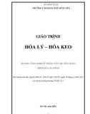 Giáo trình Hóa lý - hóa keo (Ngành: Công nghệ kỹ thuật vật liệu xây dựng - Cao đẳng) - Trường Cao đẳng Xây dựng số 1