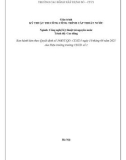 Giáo trình Kỹ thuật thi công công trình cấp thoát nước (Ngành: Công nghệ kỹ thuật tài nguyên nước - Cao đẳng) - Trường Cao đẳng Xây dựng số 1