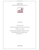 Giáo trình Xử lý nước cấp (Ngành: Công nghệ kỹ thuật tài nguyên nước - Cao đẳng) - Trường Cao đẳng Xây dựng số 1