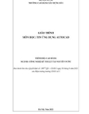 Giáo trình Tin ứng dụng AutoCAD (Ngành: Công nghệ kỹ thuật tài nguyên nước - Cao đẳng) - Trường Cao đẳng Xây dựng số 1