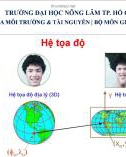 Bài giảng Ứng dụng GIS và viễn thám trong cảnh quan (Applying GIS and remote sensing in landscape): Bài 2 - ThS. Nguyễn Duy Liêm