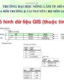 Bài giảng Ứng dụng GIS và viễn thám trong cảnh quan (Applying GIS and remote sensing in landscape): Bài 4 - ThS. Nguyễn Duy Liêm