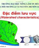 Bài giảng Quản lý lưu vực (Watershed Management): Bài 3 - ThS. Nguyễn Duy Liêm