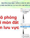 Bài giảng thực hành Quản lý lưu vực: Bài 5 - ThS. Nguyễn Duy Liêm