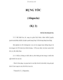 RỤNG TÓC (Alopecia) (Kỳ 2)